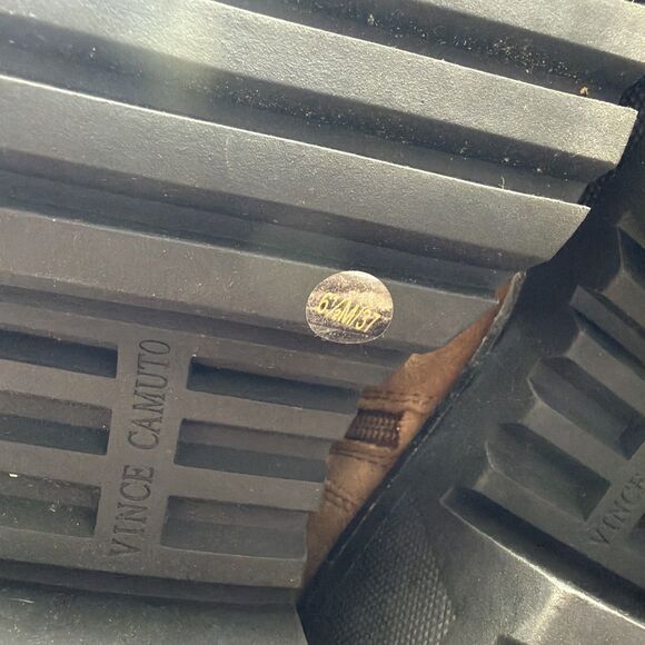 Vince Camuto Leather Women's Mecale Combat Boot Dogwood 6.5 - Picture 9 of 9